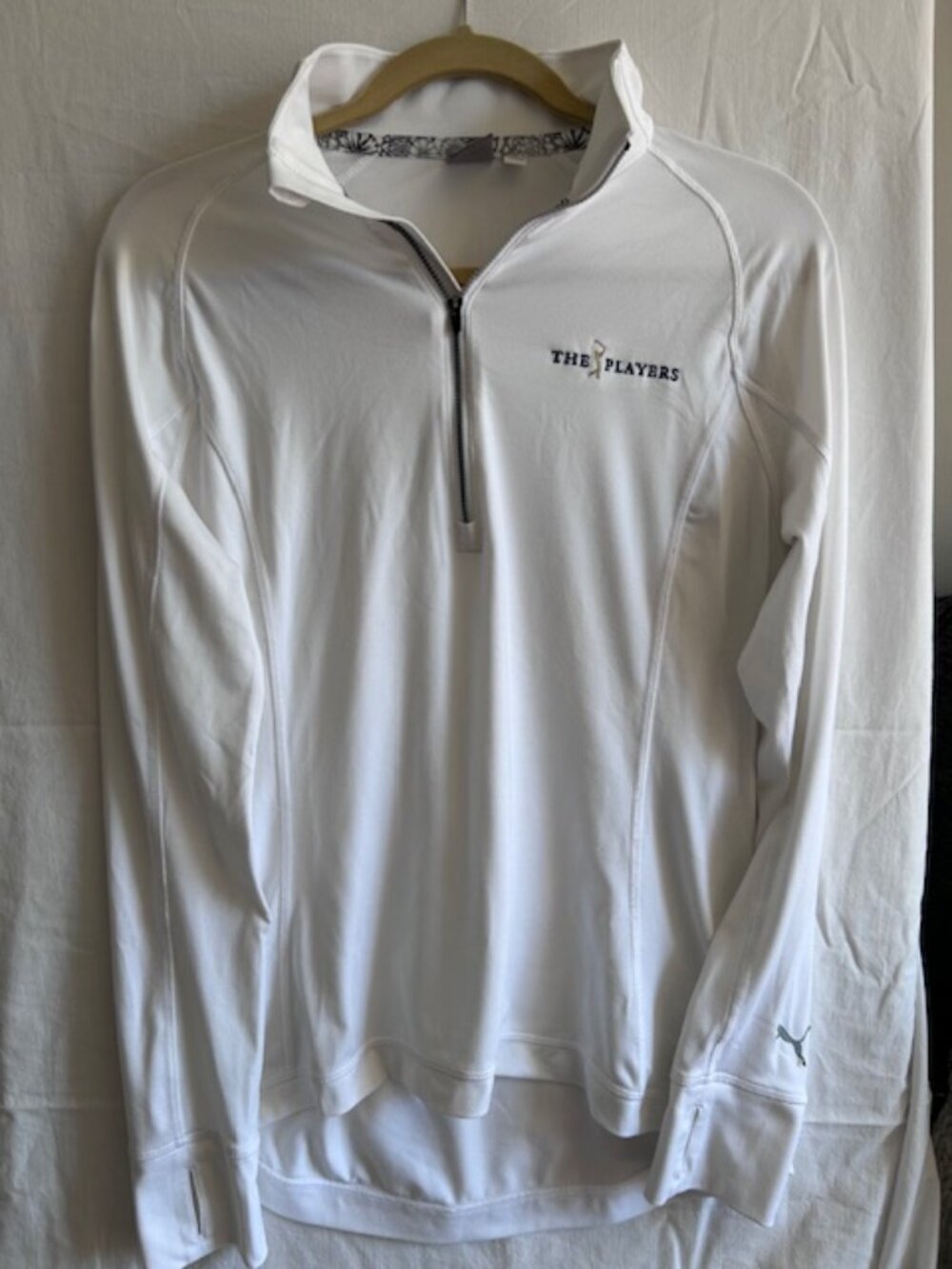 Puma The Players white 1/4 zip